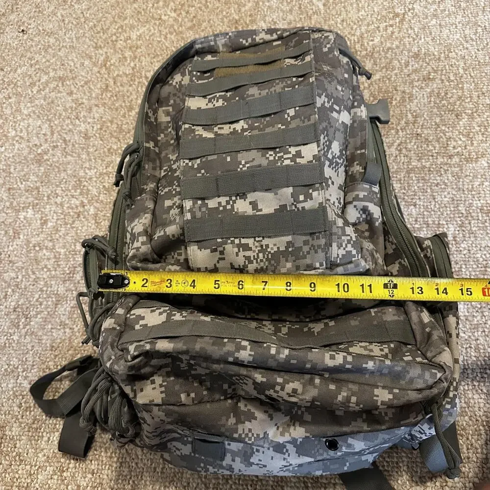 Voodoo Tactical Shoulder Bag Mens One Size Gray Camo MOLLE Hiking Pack Gear